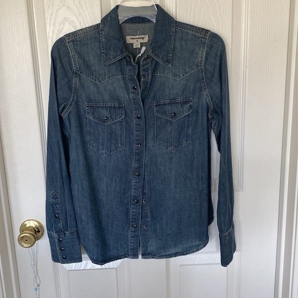 “Nili Lotan for Target” denim shirt; size XXS; NWOT - Picture 6 of 8